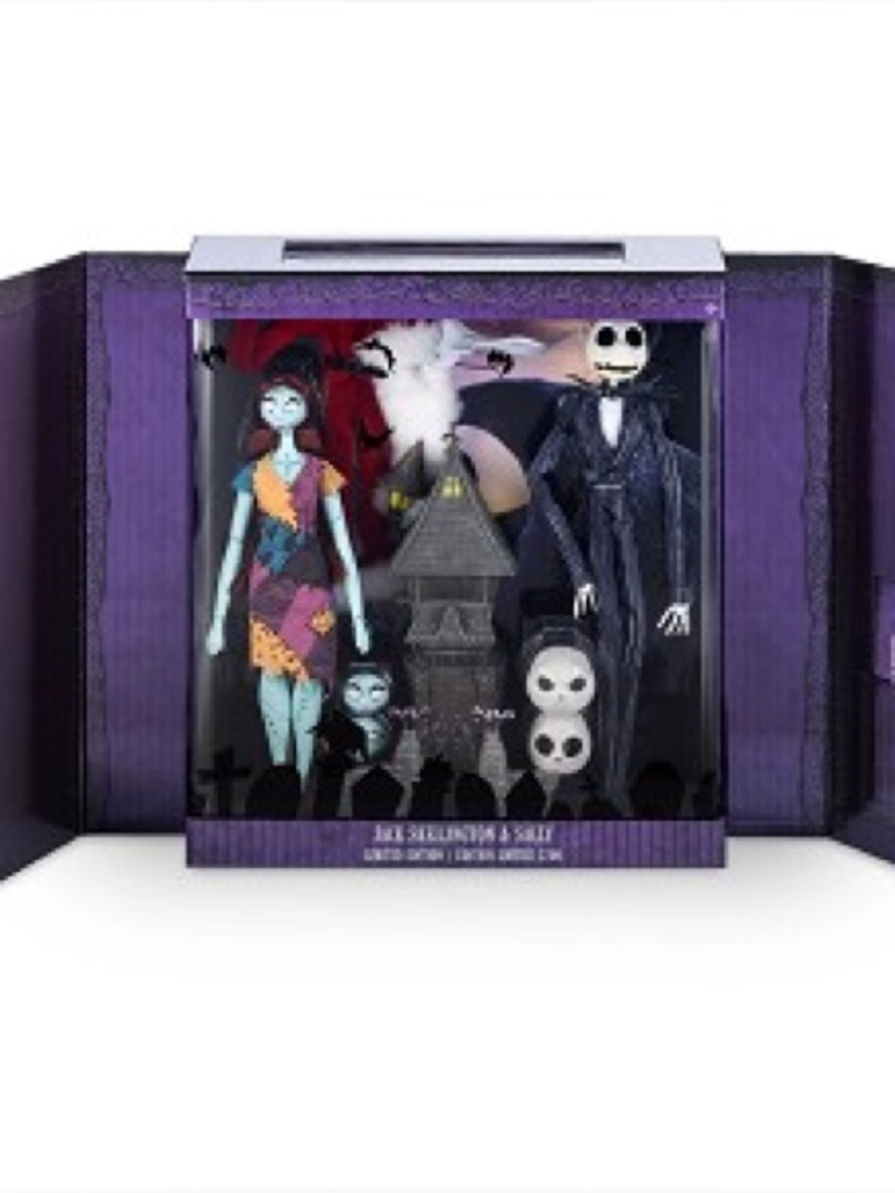 Disney The Nightmare Before Christmas 30th Jack Sally Limited Edition Doll Set